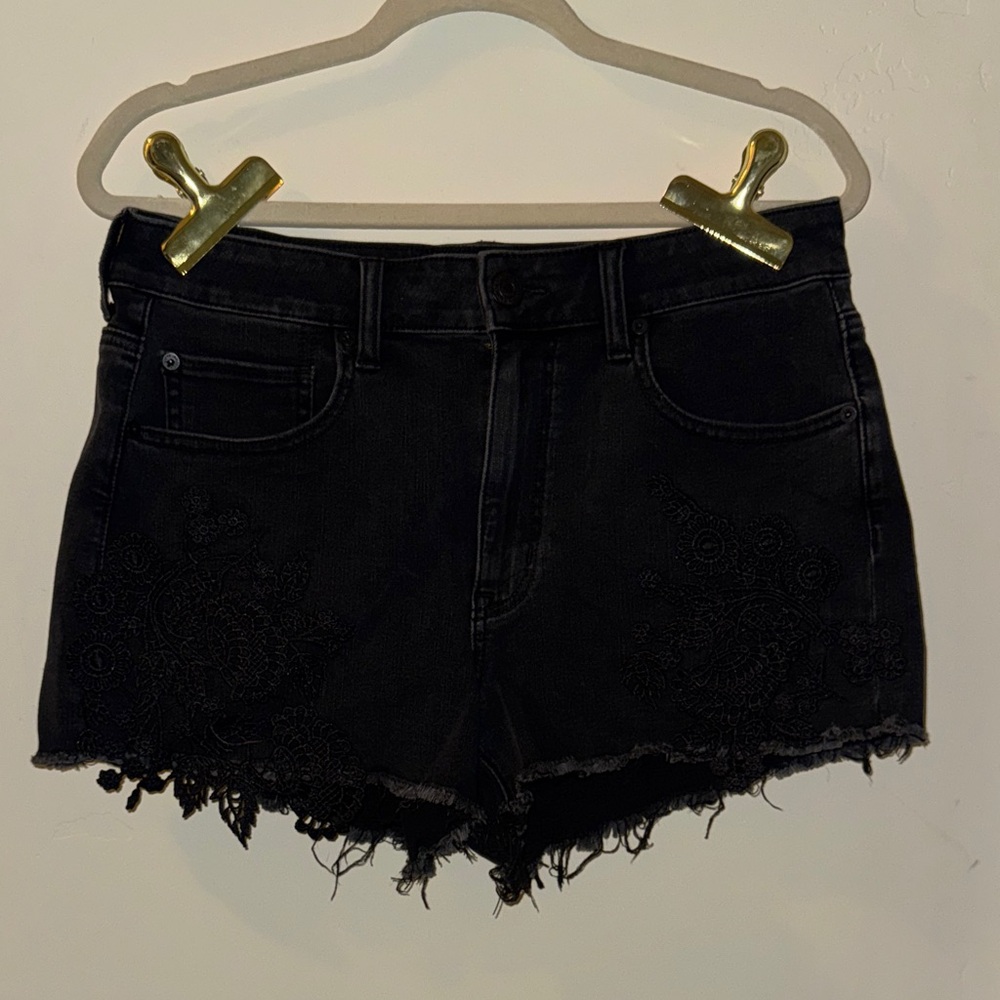 American Eagle Outfitters Black Jean Shorts